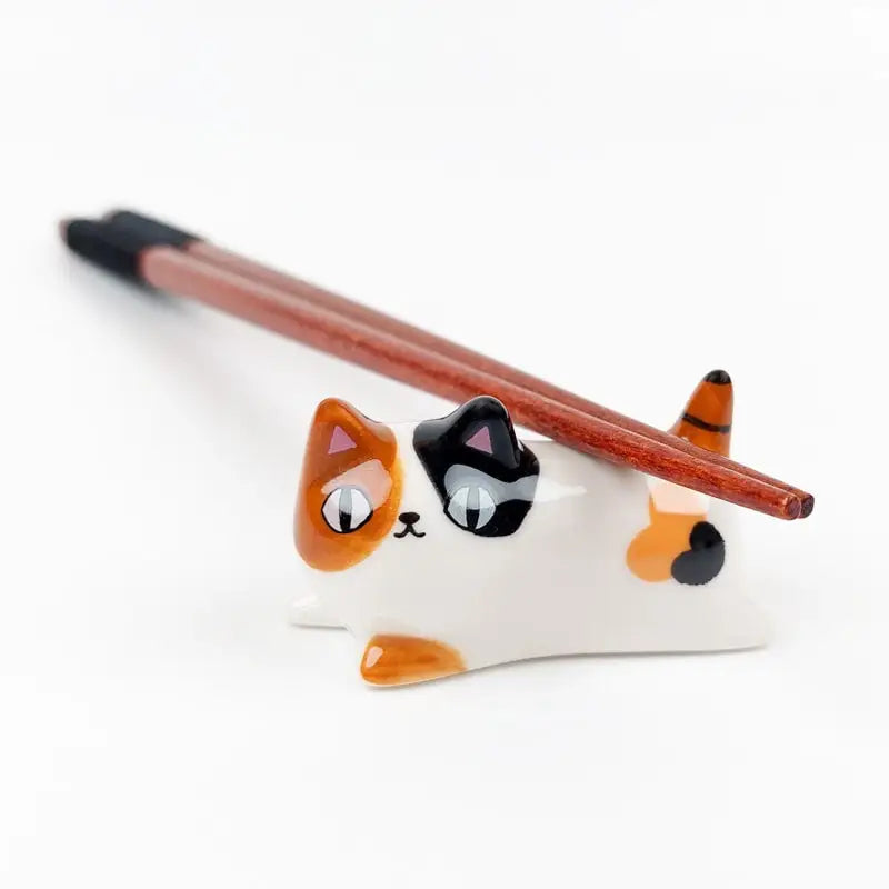 Set di portabacchette con tre gatti