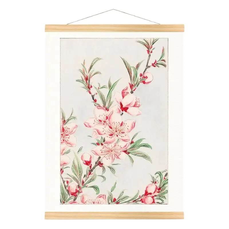 Stampa giapponese dei fiori di pesco - A3