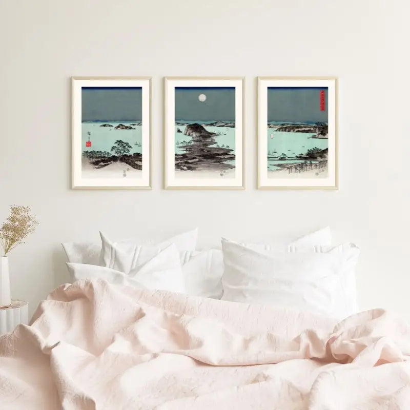 Stampa giapponese Hiroshige Kanazawa N°1 - A3