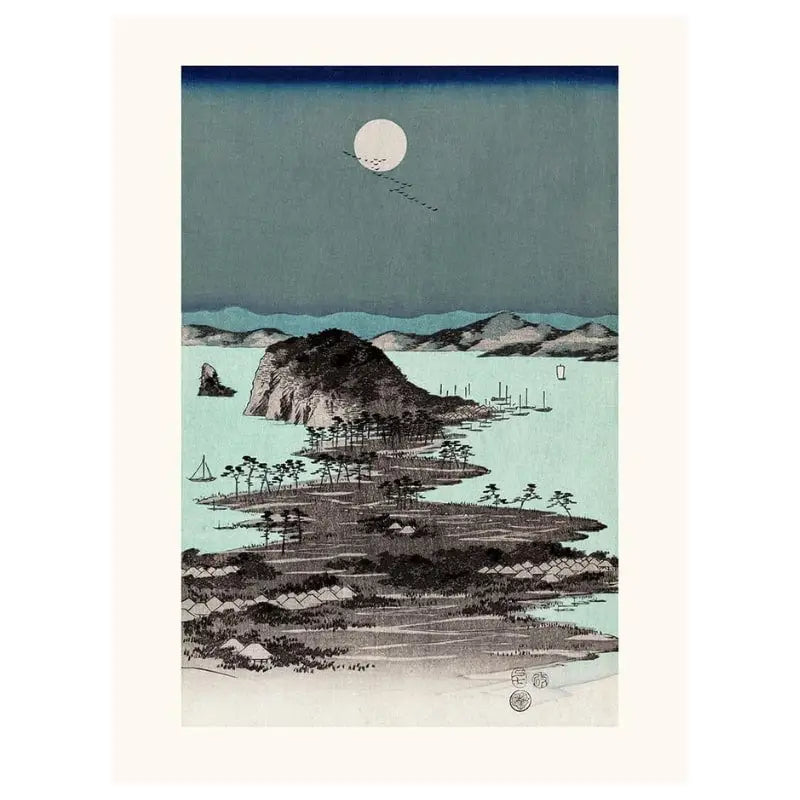 Stampa giapponese Hiroshige Kanazawa N°2 - A3