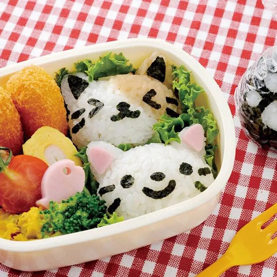 Stampo per onigiri giapponese a testa di gatto