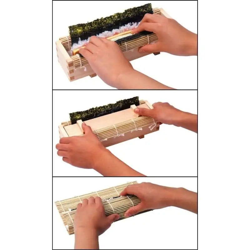 Stampo per sushi Hinoki e tappetino in bambù
