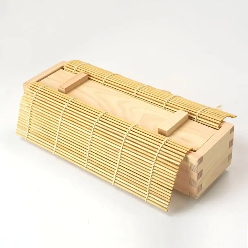 Stampo per sushi Hinoki e tappetino in bambù