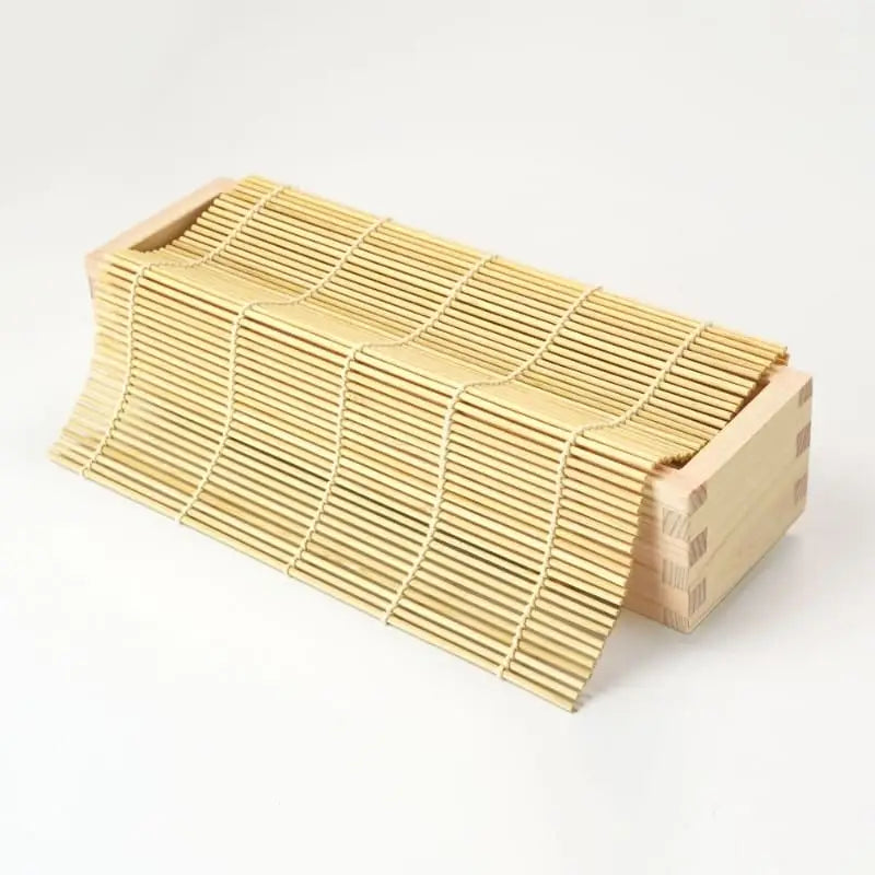 Stampo per sushi Hinoki e tappetino in bambù