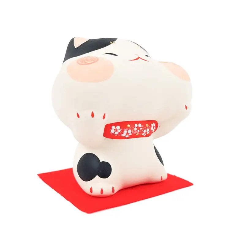 Statuetta di gatto Guance Plump