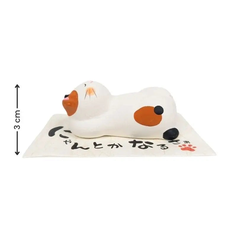 Statuetta di gatto Savasana