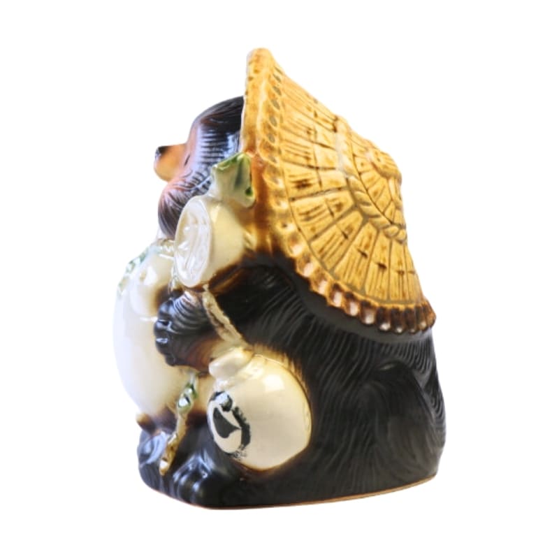 Statuetta Tanuki giapponese 19 cm