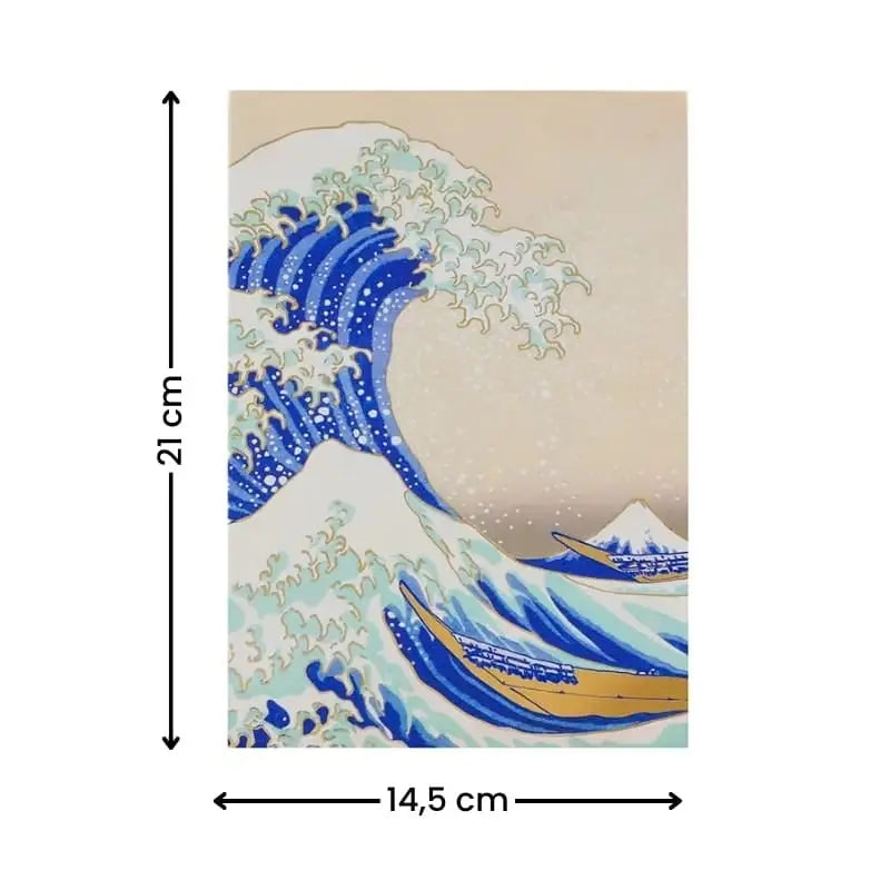 Taccuino della Grande Onda di Kanagawa