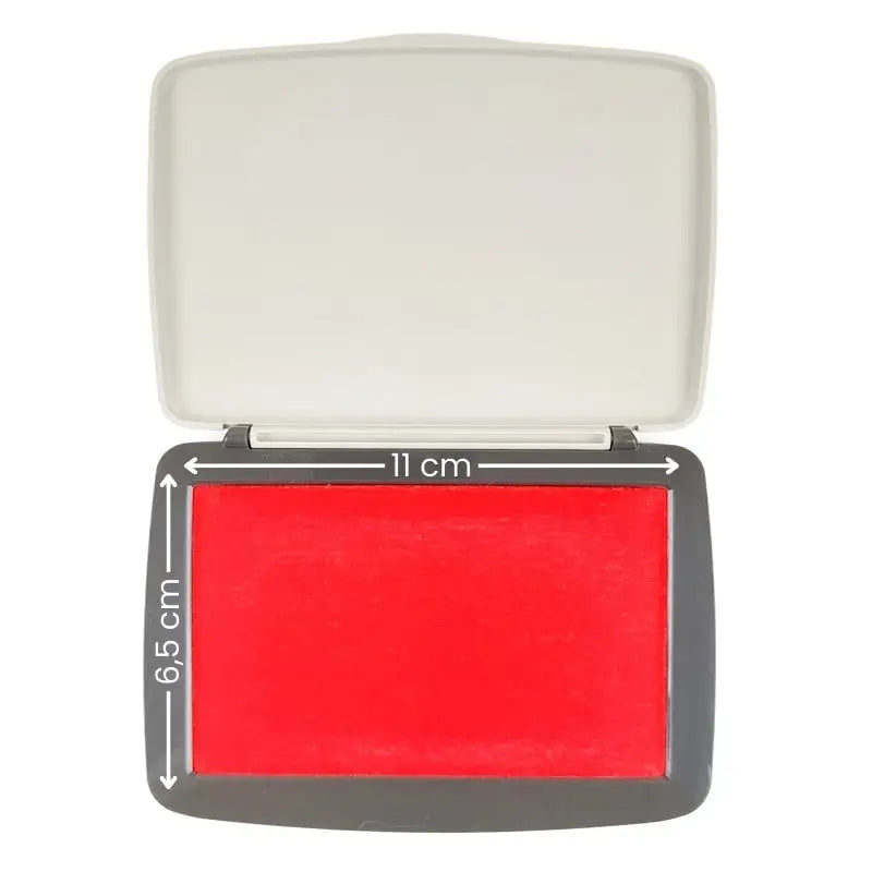 Tampone d'inchiostro rosso