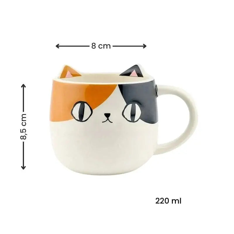 Tazza Neko Mike's Face Cat