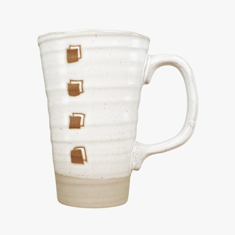 Tazza giapponese bianca grande