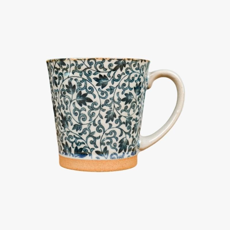 Tazza giapponese in ceramica blu