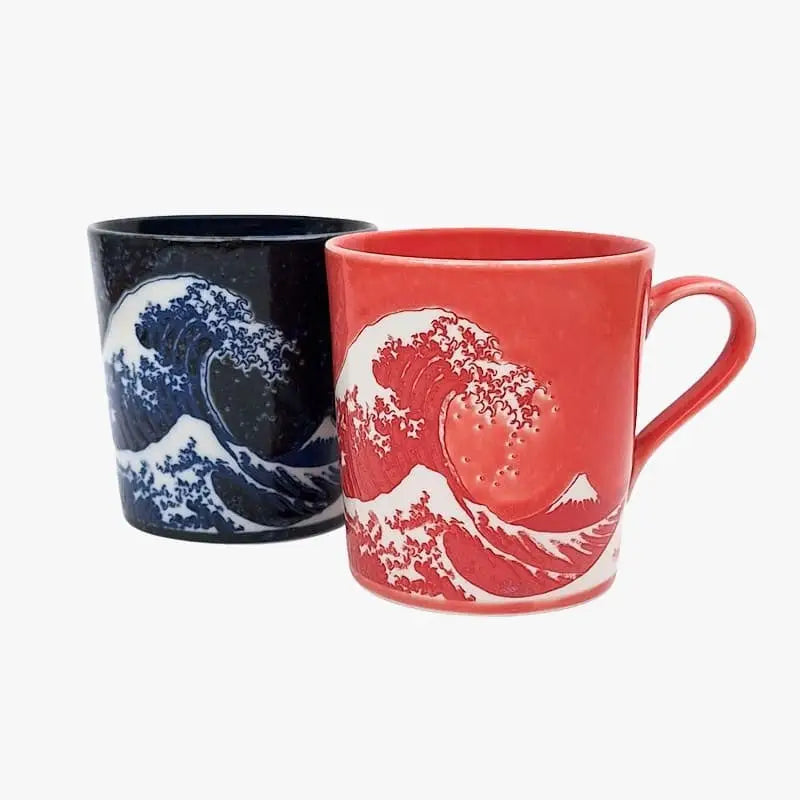 Tazza giapponese Kanagawa Blue