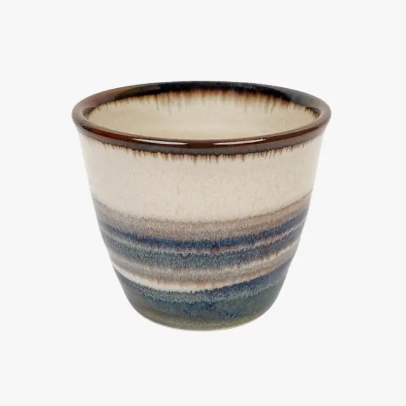 Tazza giapponese Hakeme Marrone