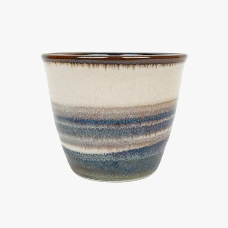 Tazza giapponese Hakeme Marrone