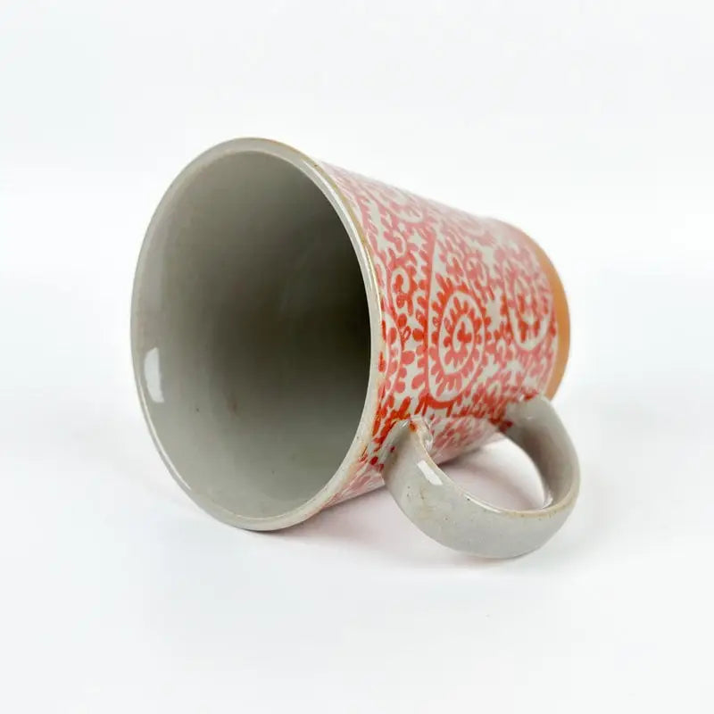 Tazza giapponese Karakusa rossa