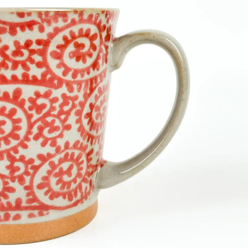 Tazza giapponese Karakusa rossa