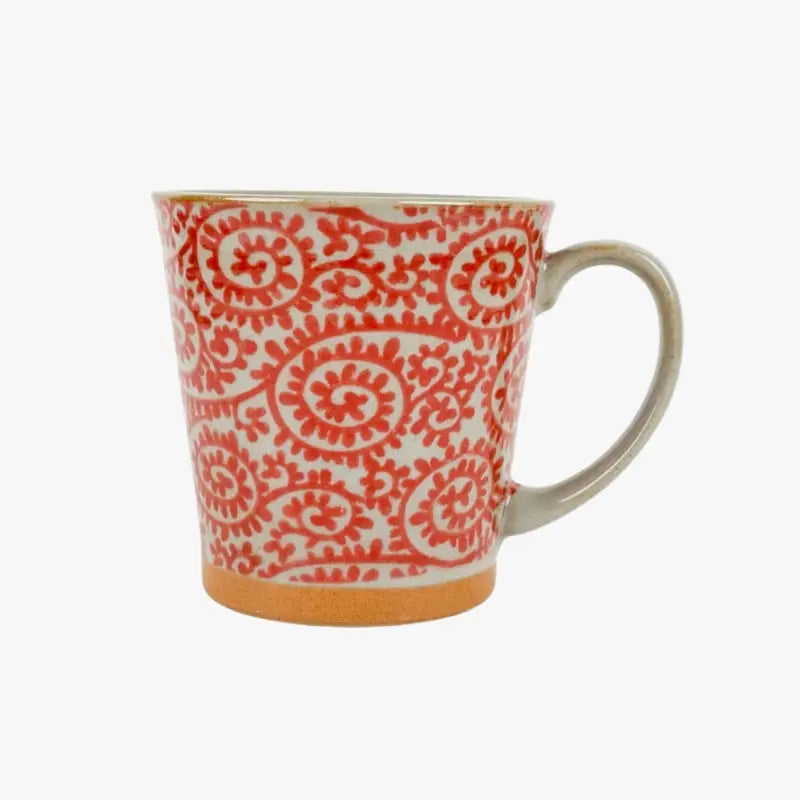 Tazza giapponese Karakusa rossa