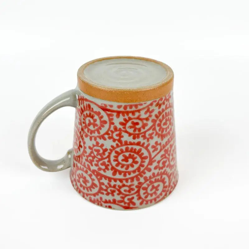Tazza giapponese Karakusa rossa