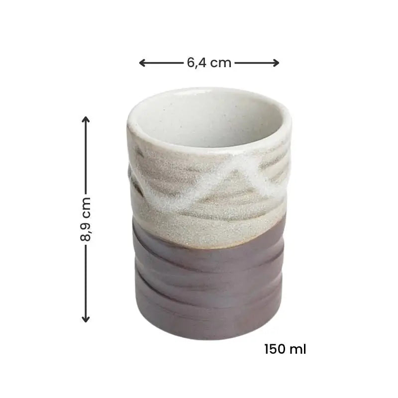 Tazza in ceramica giapponese Shino