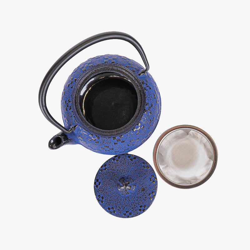 Teiera Giapponese in Ghisa – Tetsubin Indigo