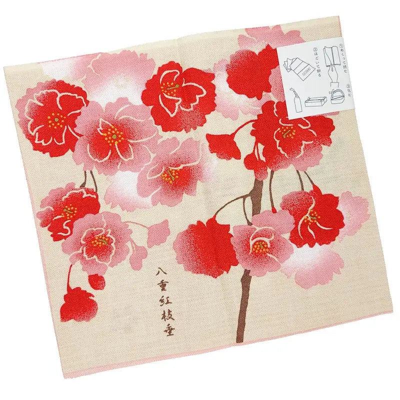 Tenugui giapponese con fiori di ciliegio