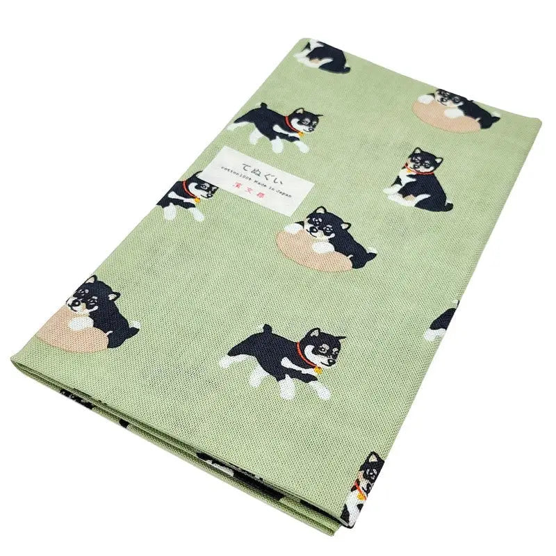 Tenugui Kuro Shiba giapponese