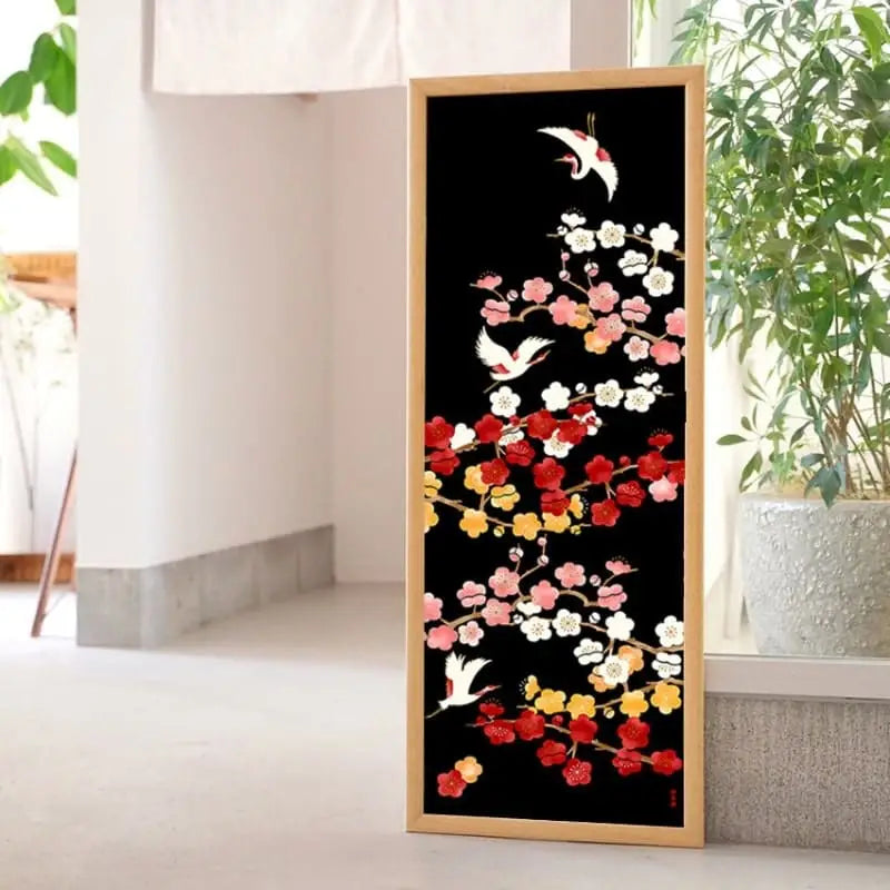 Tenugui Ume to Tsuru giapponese