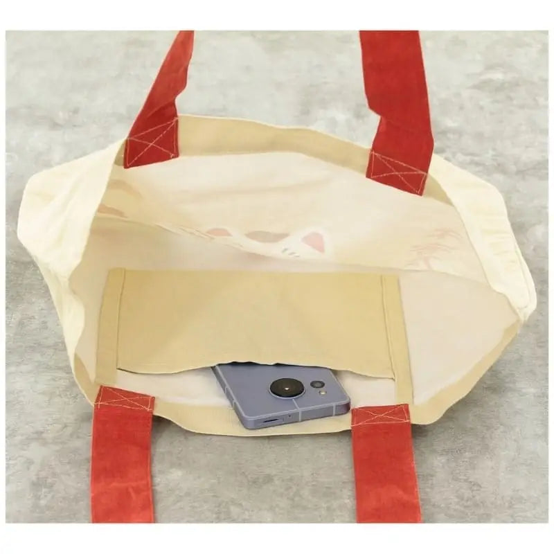 Borsa a tracolla Beige Fuku Maneki Neko