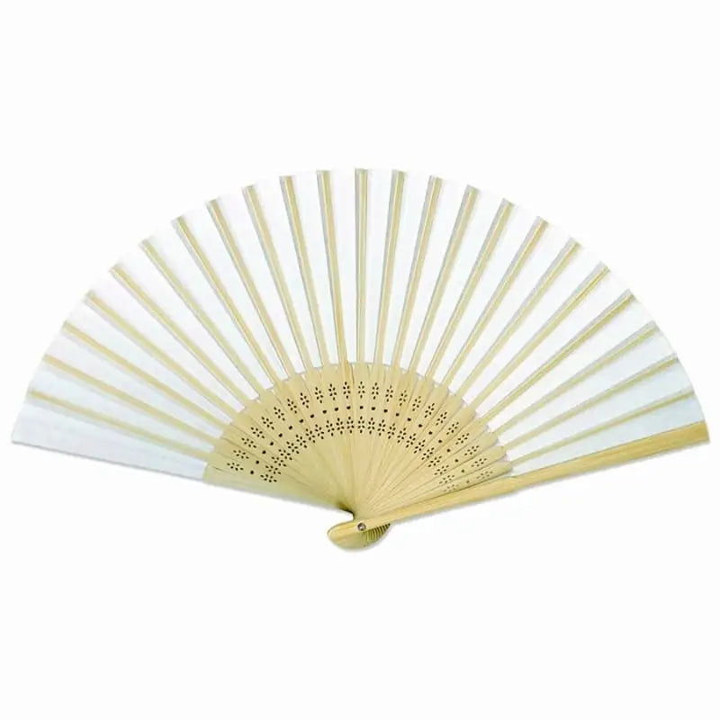 Yuzen Botan Arancione Fan giapponesi