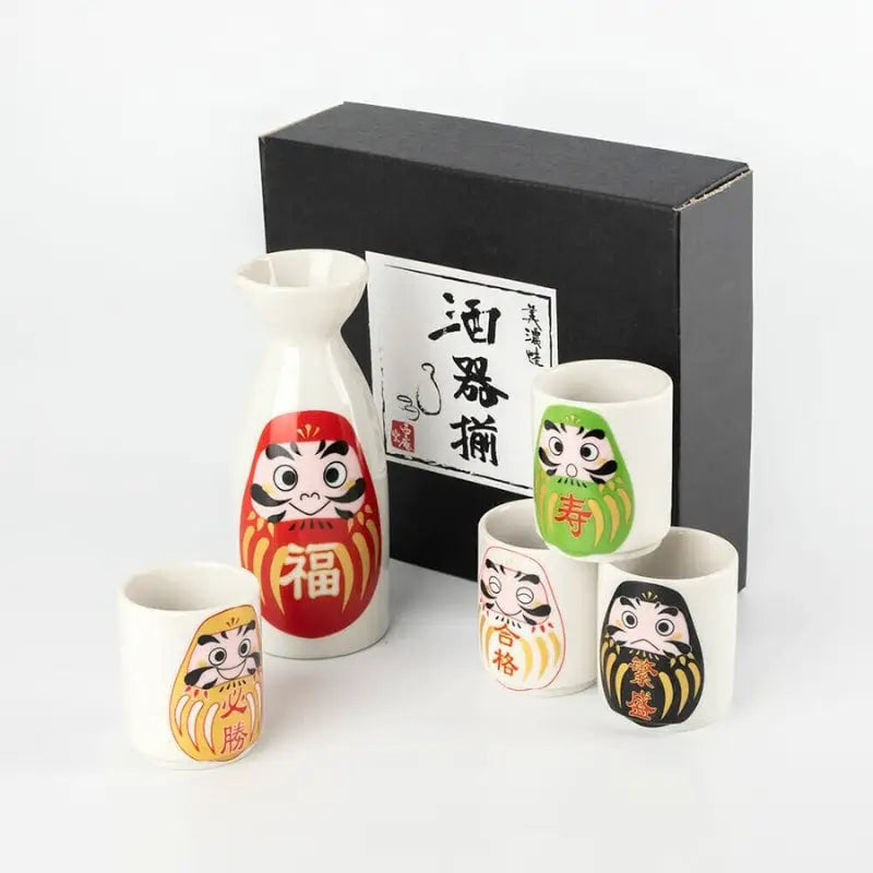 Set di sake giapponese Daruma