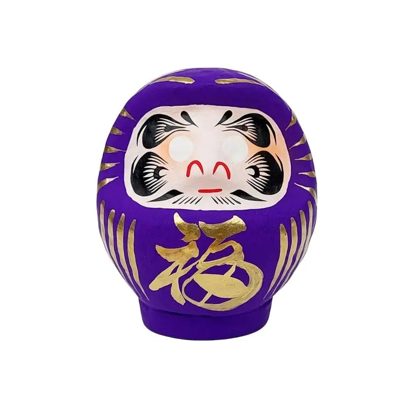 Daruma giapponese viola - 9 cm