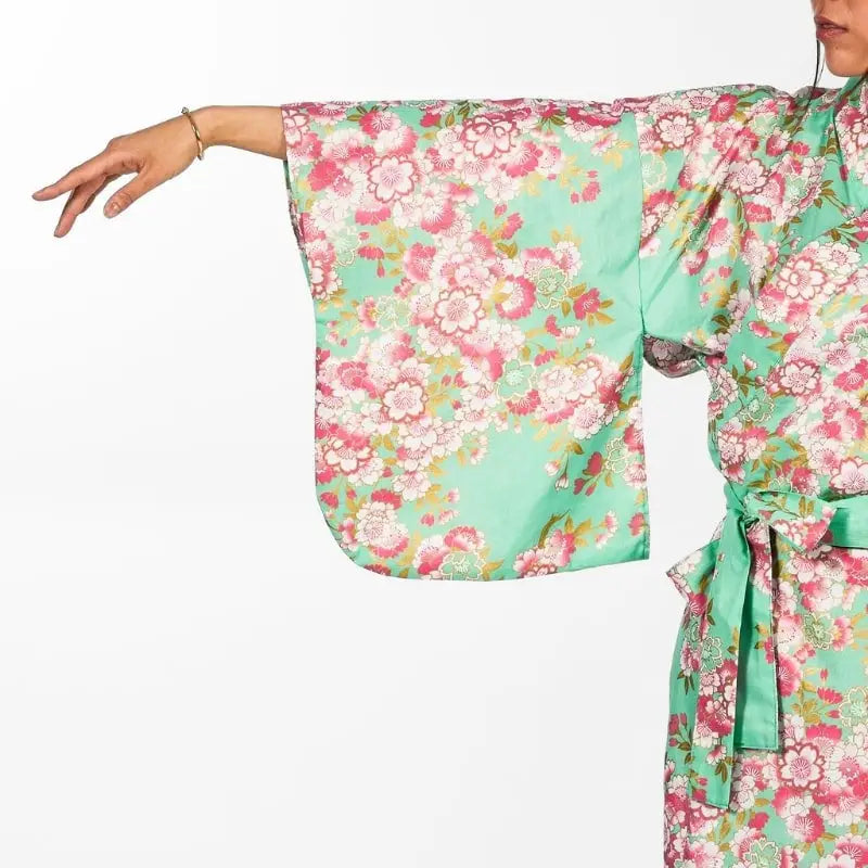Yukata donna Kimono Sakura Flower