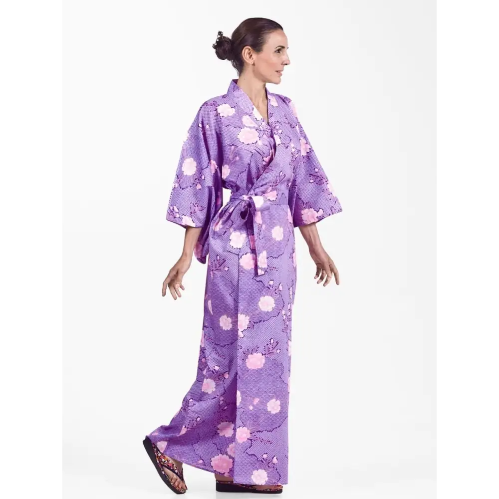 Yukata Kimono da donna Sakura to Kumo