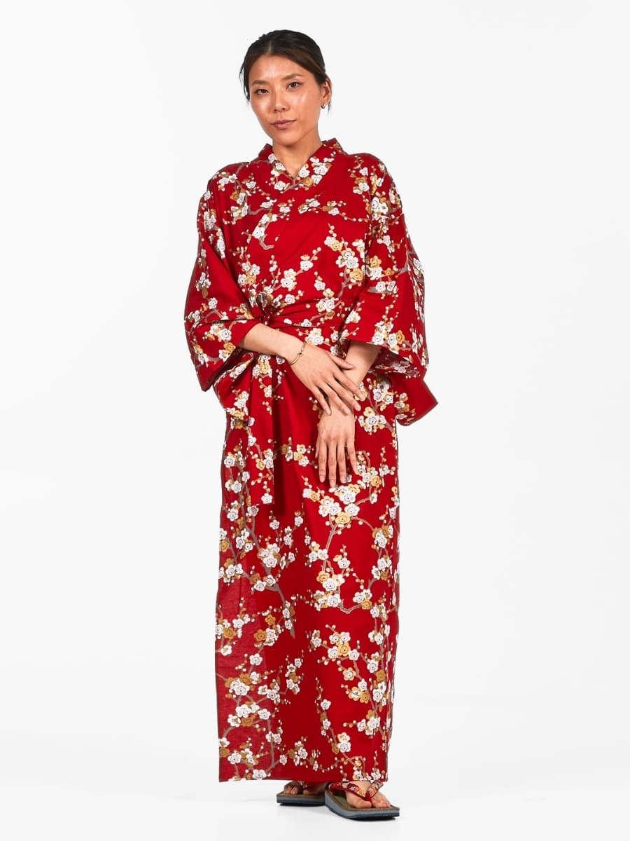 Yukata Kimono Da Donna Shiraume