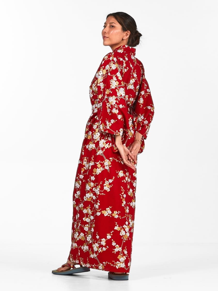 Yukata Kimono Da Donna Shiraume