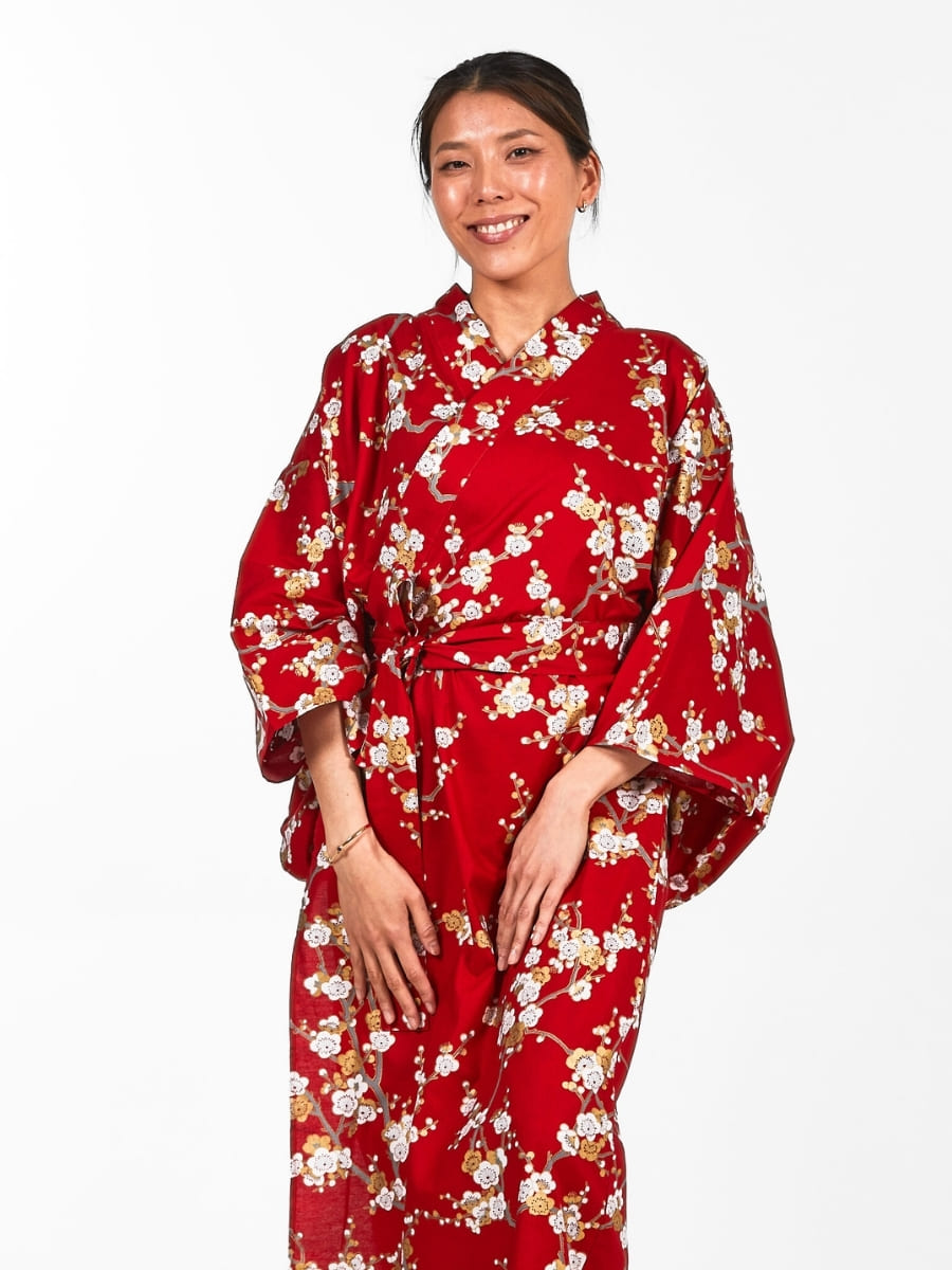 Yukata Kimono Da Donna Shiraume