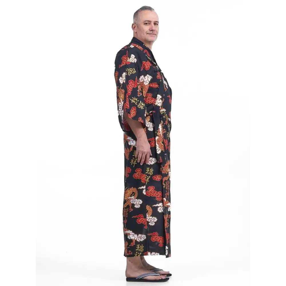 Yukata Kimono da uomo Ryū to Kumo