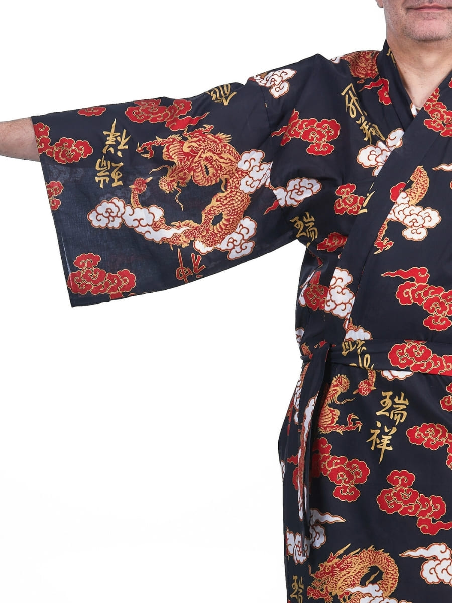 Yukata Kimono da uomo Ryū to Kumo
