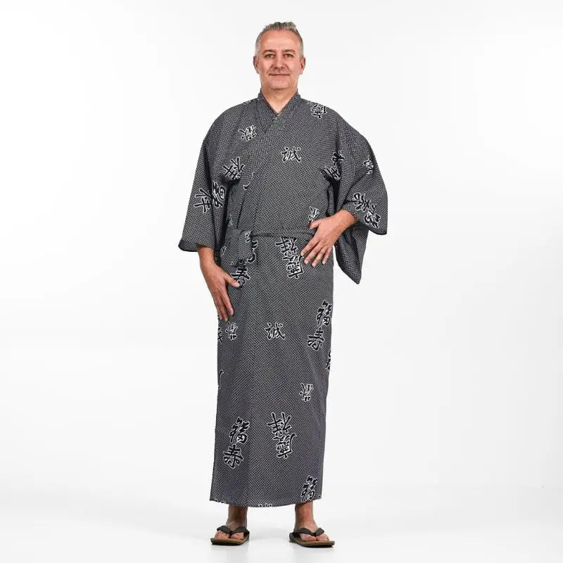 Yukata Kimono Yorokobi da uomo - S