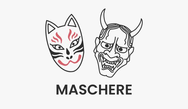 Maschere Giapponesi