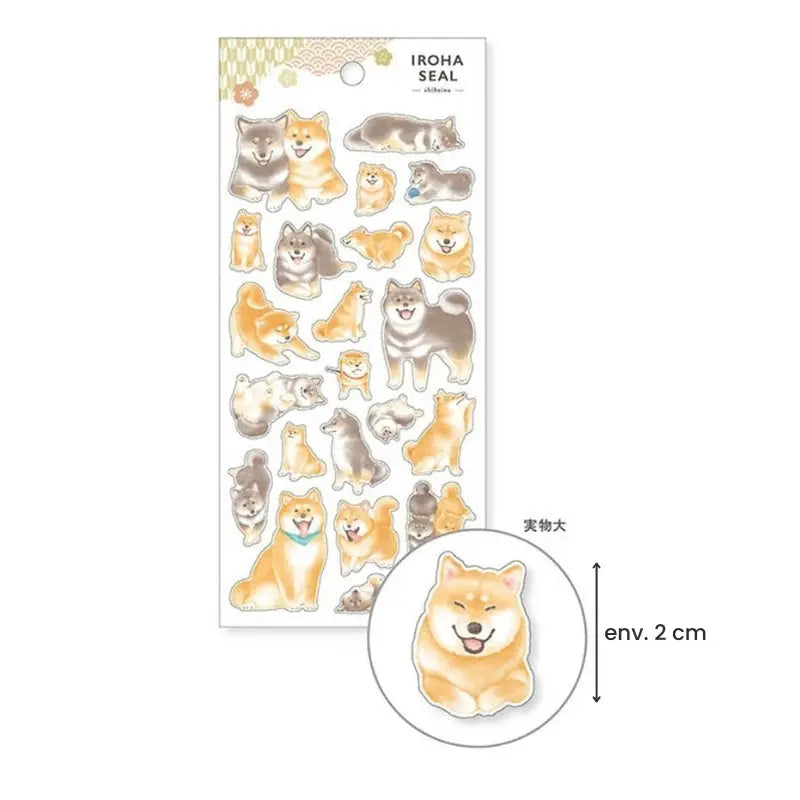 Adesivi giapponesi Shiba Inu
