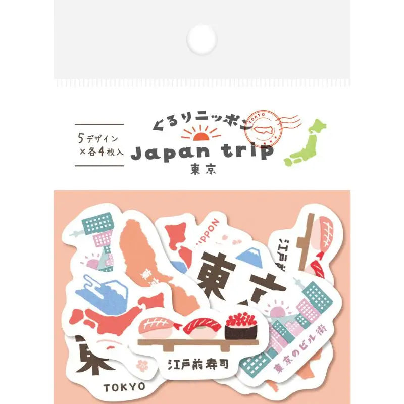 Adesivi giapponesi Tokyo