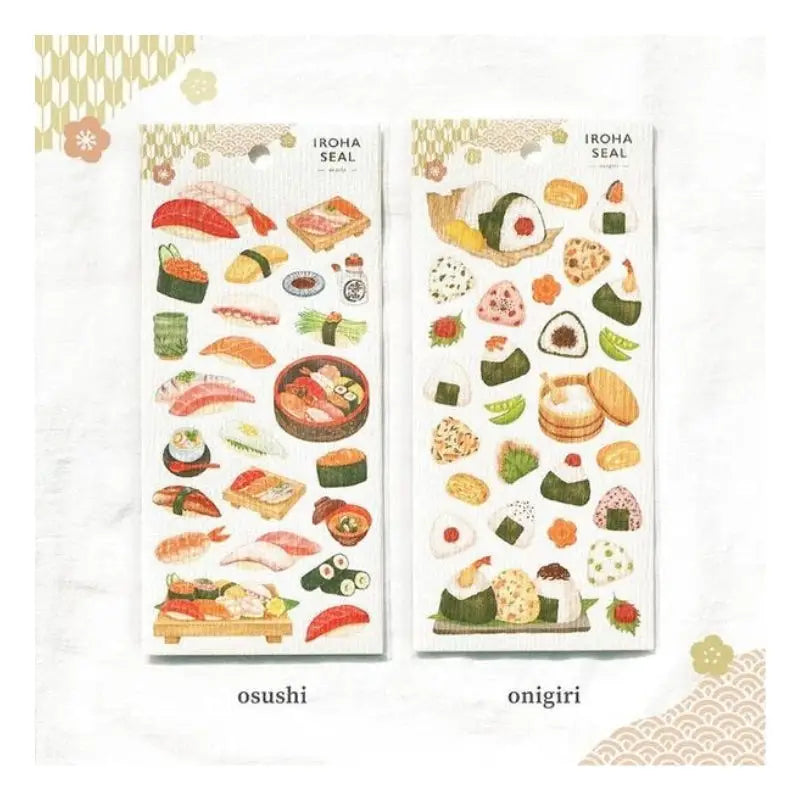 Adesivi per sushi giapponese