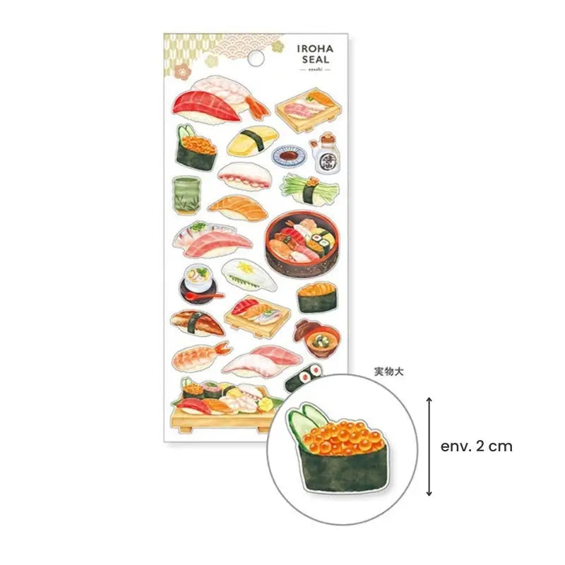 Adesivi per sushi giapponese