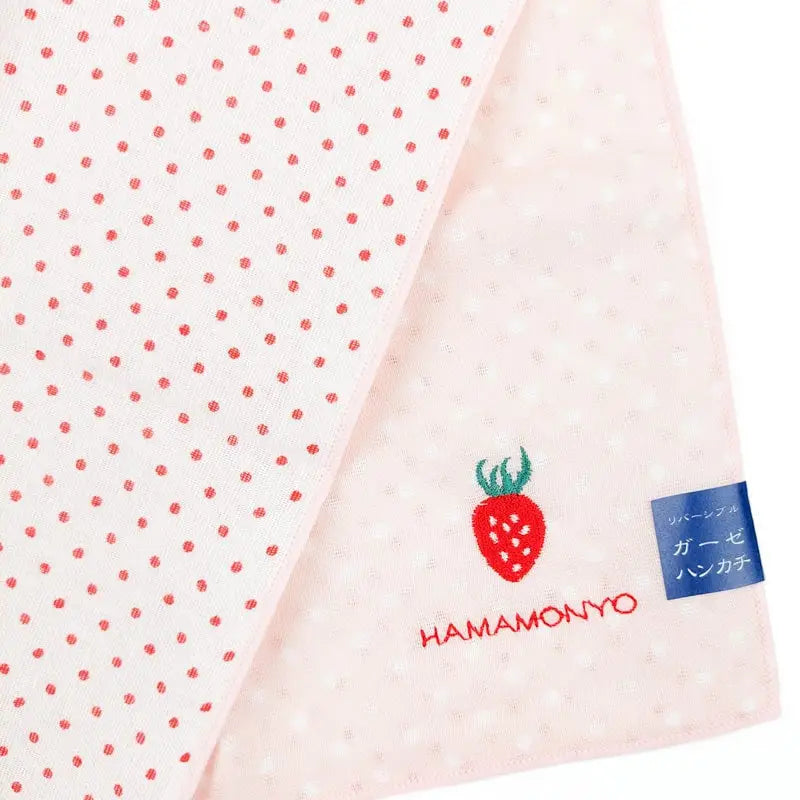 Asciugamano giapponese piccolo alla fragola