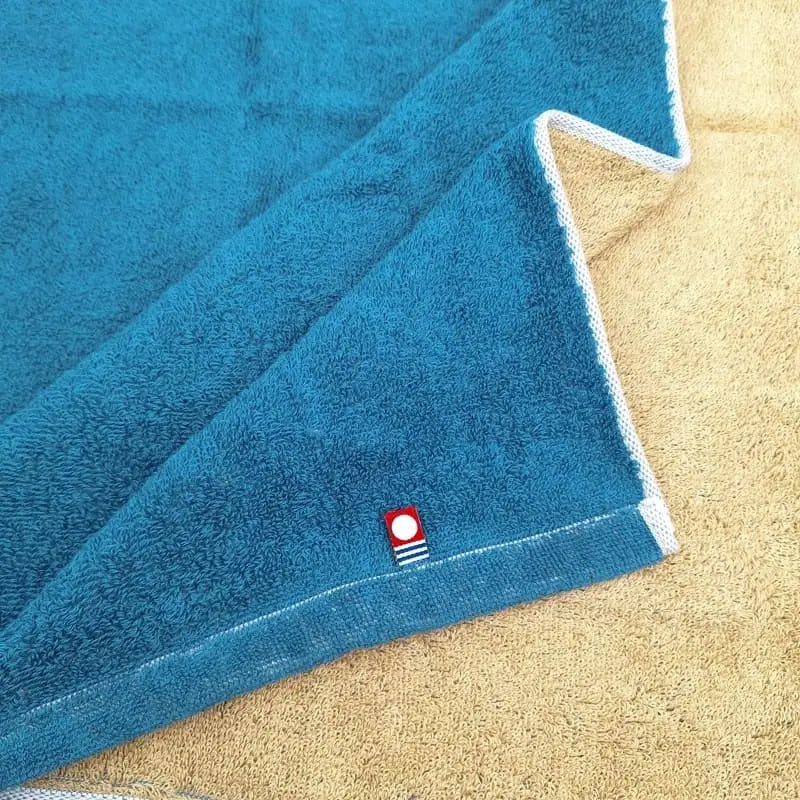 Asciugamano Imabari bicolore blu