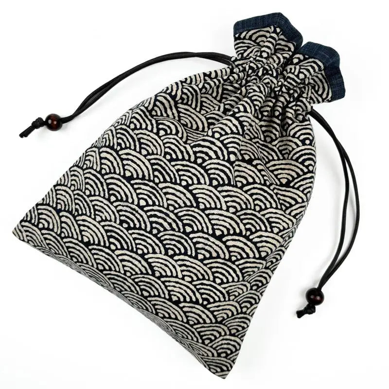Astuccio in tessuto giapponese Seigaiha