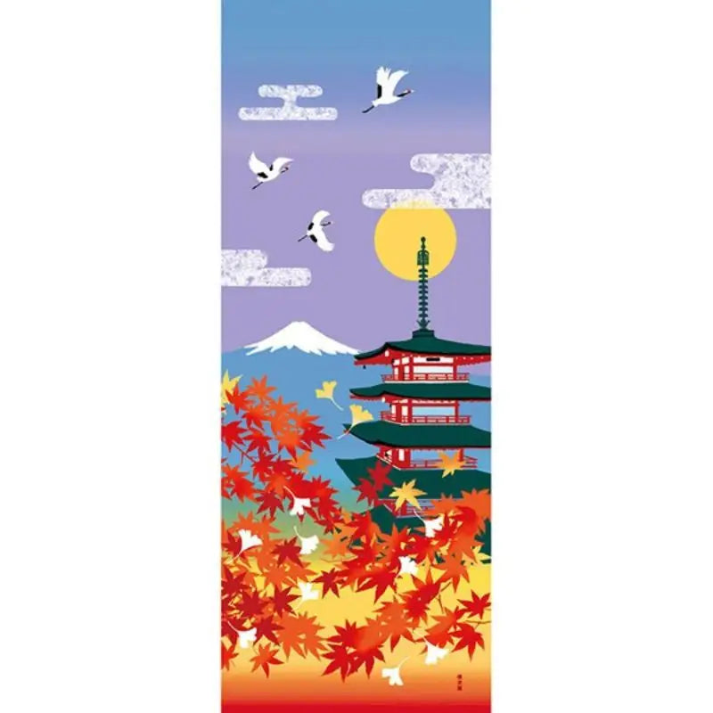Autunno giapponese Tenugui