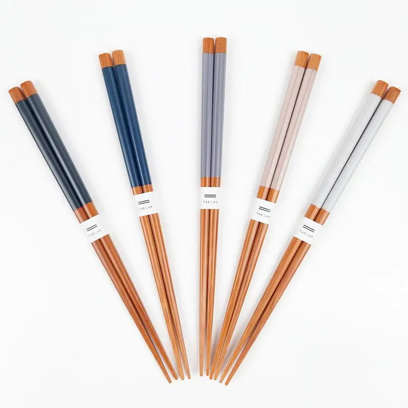 Bacchette giapponesi di bambù grigio scuro